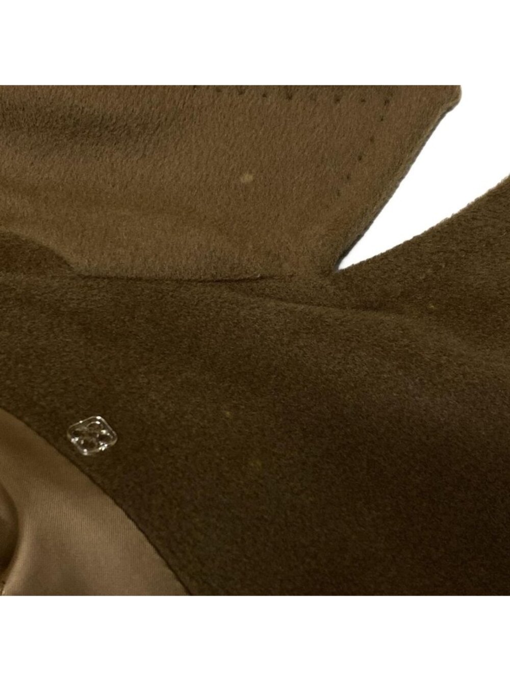 Max Mara Coat Madame Icon Brown Long Sleeve Autumn Winter Wool Cashmere - Picture 12 of 14